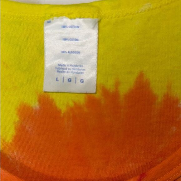 Womens 100% cotton Vibrant Tie-Dye Tank Top like new - Picture 2 of 5